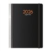 Diary DOHE SYNCRO Black 1/4 15 x 21 cm 2026 (20 Units)