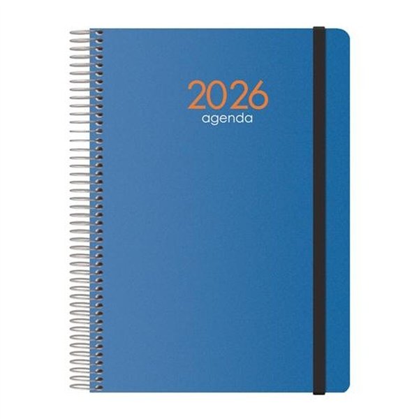 Diary DOHE SYNCRO Blue 1/4 15 x 21 cm 2026 (20 Units)