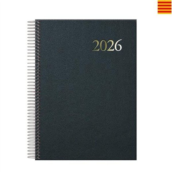 Diary DOHE SEGOVIA Black 14 x 20 cm 2026 (20 Units)