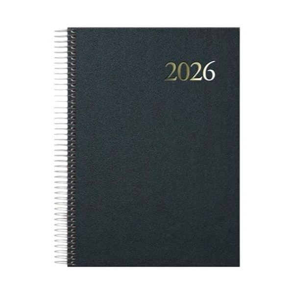 Diary DOHE SEGOVIA Black 14 x 20 cm 2026 (20 Units)