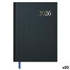 Diary DOHE SEGOVIA Black 14 x 20 cm 2026 (20 Units)