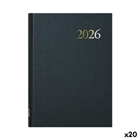Diary DOHE SEGOVIA Black 14 x 20 cm 2026 (20 Units)