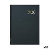 Diary DOHE SEGOVIA Black 14 x 20 cm 2026 (20 Units)