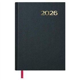 Diary DOHE SÍNTEX Black 14 x 20 cm 2026 (20 Units)