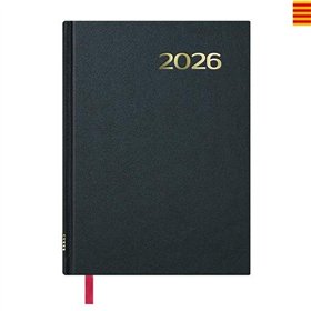 Diary DOHE SÍNTEX Black 14 x 20 cm 2026 (20 Units)
