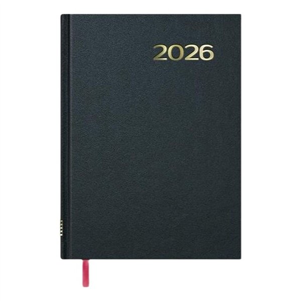Diary DOHE SÍNTEX Black 14 x 20 cm 2026 (20 Units)