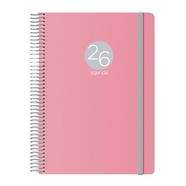 Diary DOHE MEMPHIS Pink 1/4 15 x 21 cm 2026 (20 Units)