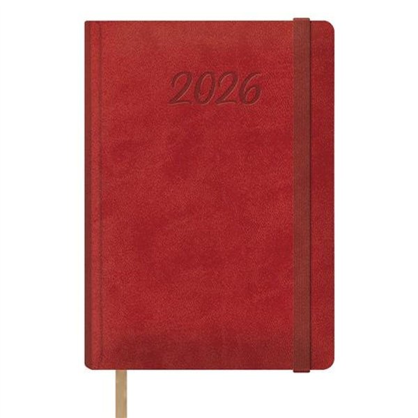 Diary DOHE SAMBA Red 1/4 15 x 21 cm 2026 (20 Units)