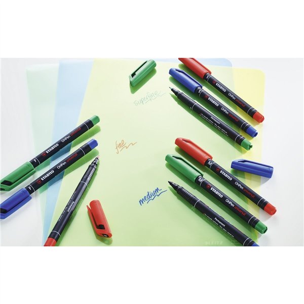 Permanent marker Stabilo Green 0,7 mm 10 Pieces