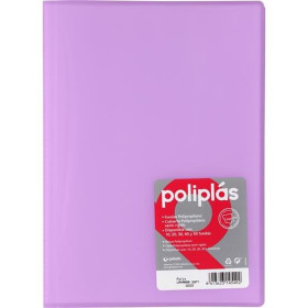 Organiser Folder Grafoplas POLIPLÁS Lavendar A4 (8 Units)