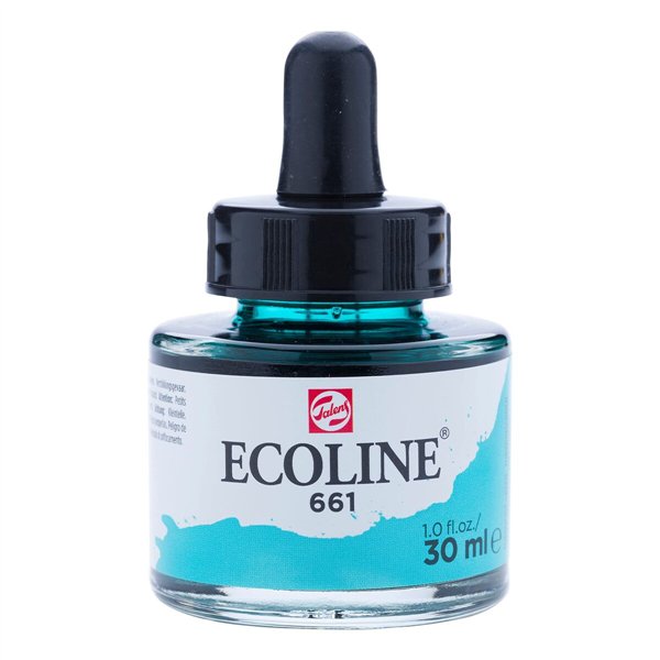 Watercolours Talens Ecoline Turquoise Green 30 ml (3 Units)