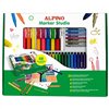 Set of Felt Tip Pens Alpino MARKER STUDIO Multicolour 48 Pieces (4 Units)