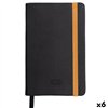 Notebook Galgo Black A6 (6 Units)