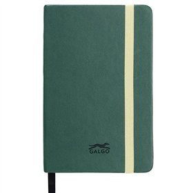 Notebook Galgo Dark green A6 (6 Units)