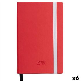 Notebook Galgo Red A6 (6 Units)