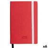 Notebook Galgo Red A6 (6 Units)