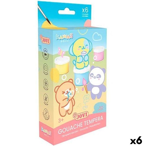 Gouache Paint Set Jovi KAWAII 35 ml 6 Pieces (6 Units)