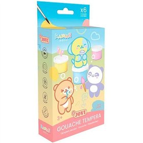 Gouache Paint Set Jovi KAWAII 35 ml 6 Pieces (6 Units)