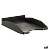 Filing Tray Archivo 2000 Black A4 Plastic (6 Units)
