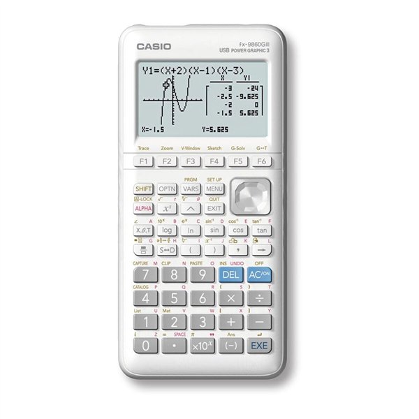 Graphic calculator Casio FX-9860GIII White