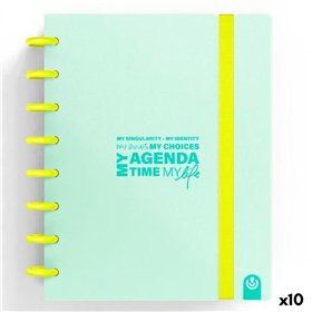 Diary Carchivo My Agenda Time My Lfe Mint A5 (10 Units)