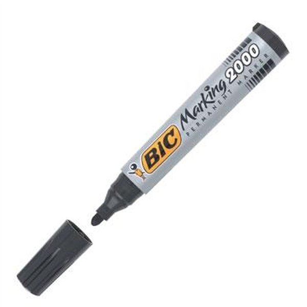 Permanent marker Bic Black 12 Pieces