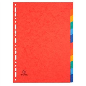 Seperators Exacompta A4 Multicolour (25 Units) (12 Units)