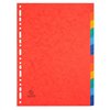 Seperators Exacompta A4 Multicolour (25 Units) (12 Units)