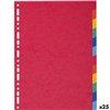 Seperators Exacompta A4 Multicolour (25 Units) (12 Units)