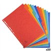 Seperators Exacompta A4 Multicolour (25 Units) (12 Units)