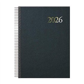 Diary DOHE Black 14 x 20 cm (20 Units)