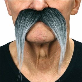 Moustache My Other Me Grey One size