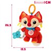 Rattle Cuddly Toy Winfun Fox 13,5 x 26,5 x 7,5 cm (6 Units)