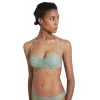 Bikini Ysabel Mora Bandeau Copa C Green Tummanvihreä