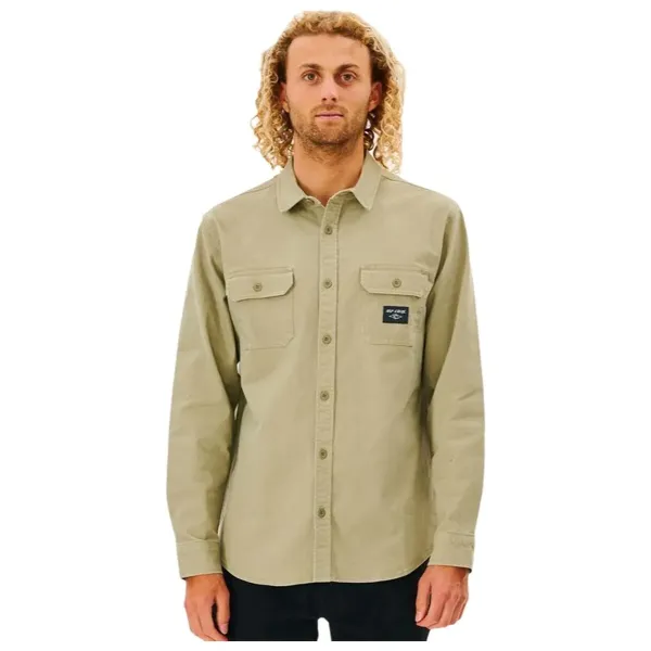 Vyriški marškiniai su ilgomis rankovėmis Rip Curl Epic Rusvai gelsva (S)
