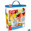 Construction set Color Block Basic Bag 80 Pieces (6 Units)