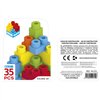 Construction set Color Block Basic Bucket 35 Pieces (6 Units)