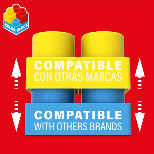 Construction set Color Block Basic Bucket 50 Pieces (6 Units)