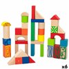 Construction set Woomax 50 Pieces (6 Units)