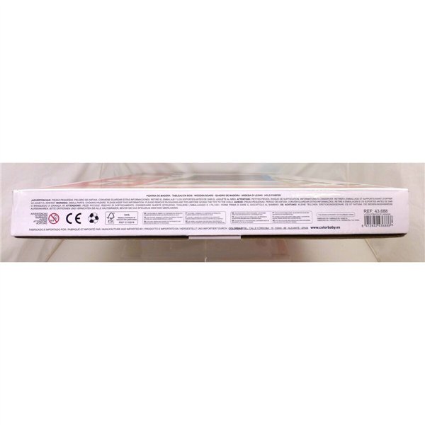 2 in 1 Board Woomax 5 Pieces 37,5 x 65 x 30,5 cm 4 Units