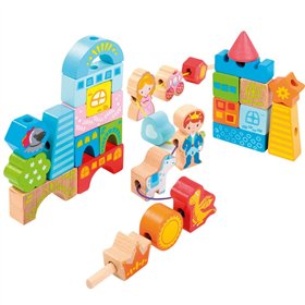 Construction set Woomax 32 Pieces (6 Units)