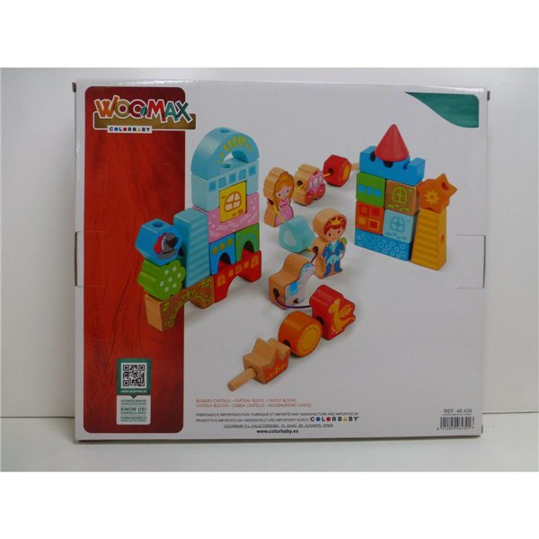 Construction set Woomax 32 Pieces (6 Units)