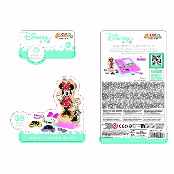 Wooden Game Disney Minnie Mouse