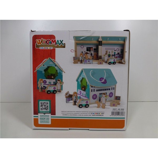 Playset Woomax Vet 9 Pieces 4 Units 19 x 18 x 19 cm