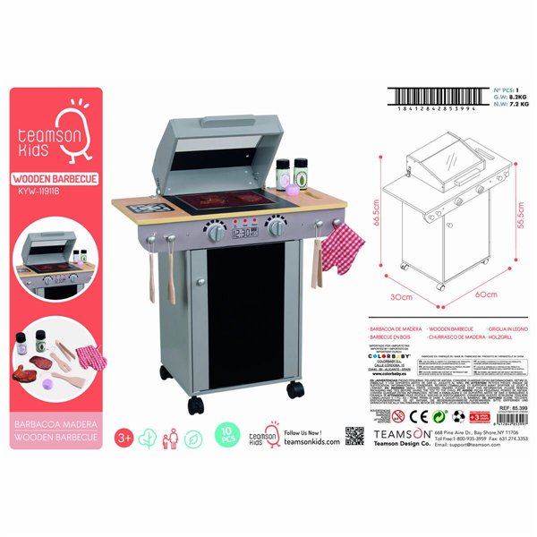 Toy kitchen Teamson BBQ 60 x 66,5 x 30 cm