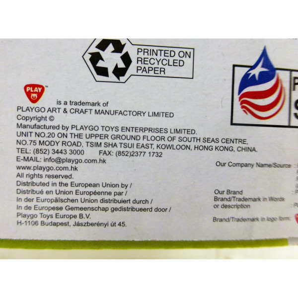 Set of 2 Dinosaurs PlayGo 15 Pieces 6 Units 14,5 x 9,5 x 5 cm Dinosaurs For painting