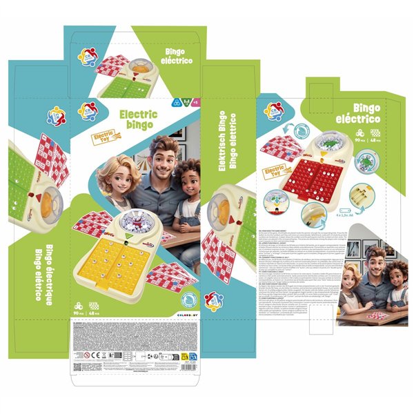 Automatic Bingo CB Games Cardboard Plastic (6 Units)