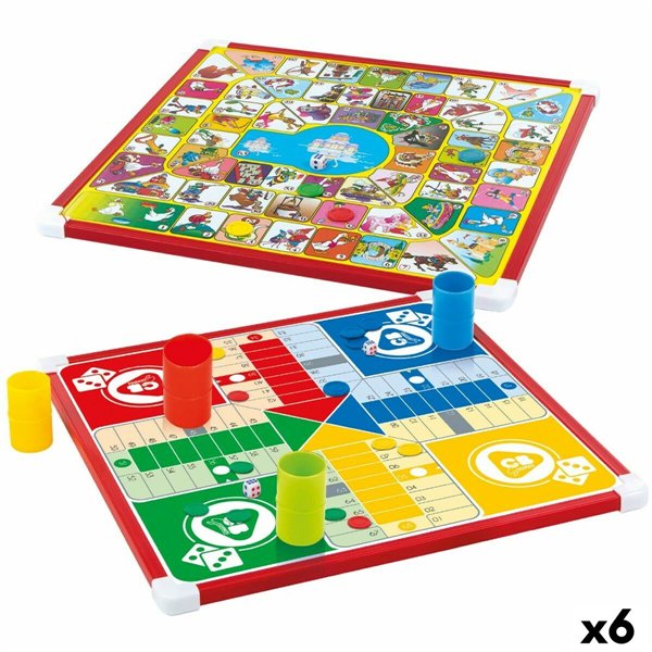 Parchís and Oca Board CB Games 32 x 32 x 1 cm (25 Pieces) (6 Units)