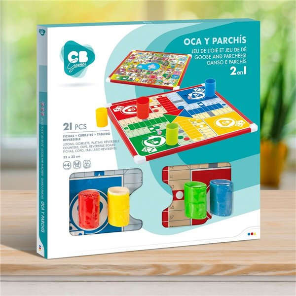 Parchís and Oca Board CB Games 32 x 32 x 1 cm (25 Pieces) (6 Units)