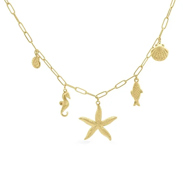 Moteriški karoliai CO88 Collection 8CN-26489 Auksinis